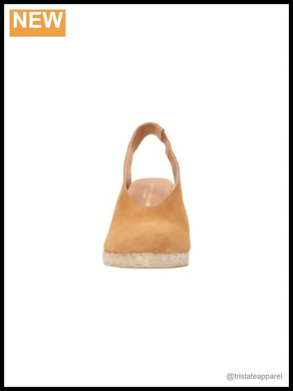 Wedge Slingback Sandals Suede Leather Cushioned Insole Casual